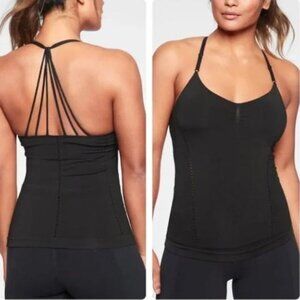 ATHLETA ALLEGRO SUPPORT TANK TOP Size M Black